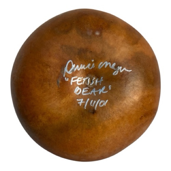 DENISE MEYERS "Fetish Bear" Gourd
Signed and dated 2001 - Picture 2 of 2